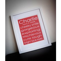 BUS SCROLL PRINTS (Text Only)