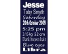 Baby Bus Scroll Fancy Style-Standard Size