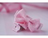 Mini Pink Bow Alligator Clips (Set of 2)