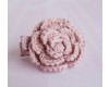 Dusty Pink Rosette Alligator Clip