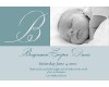 Traditional (Blue) DIY Printable Birth Announcement Card