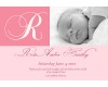 Traditional (Pink) DIY Printable Birth Announcement Card