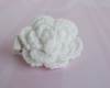 Ivory Rosette Alligator Clip